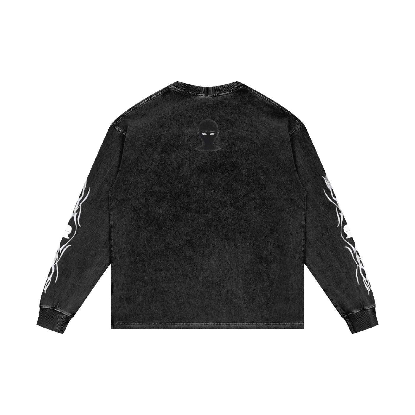 choppas union Acid Wash Oversize Long Sleeve T-Shirt